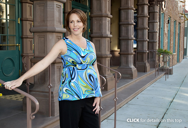 EMF shield maternity tank tops